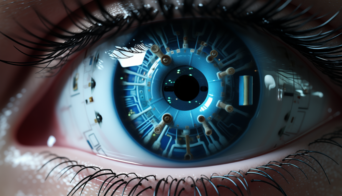eye cyborg robot ai network 8824773