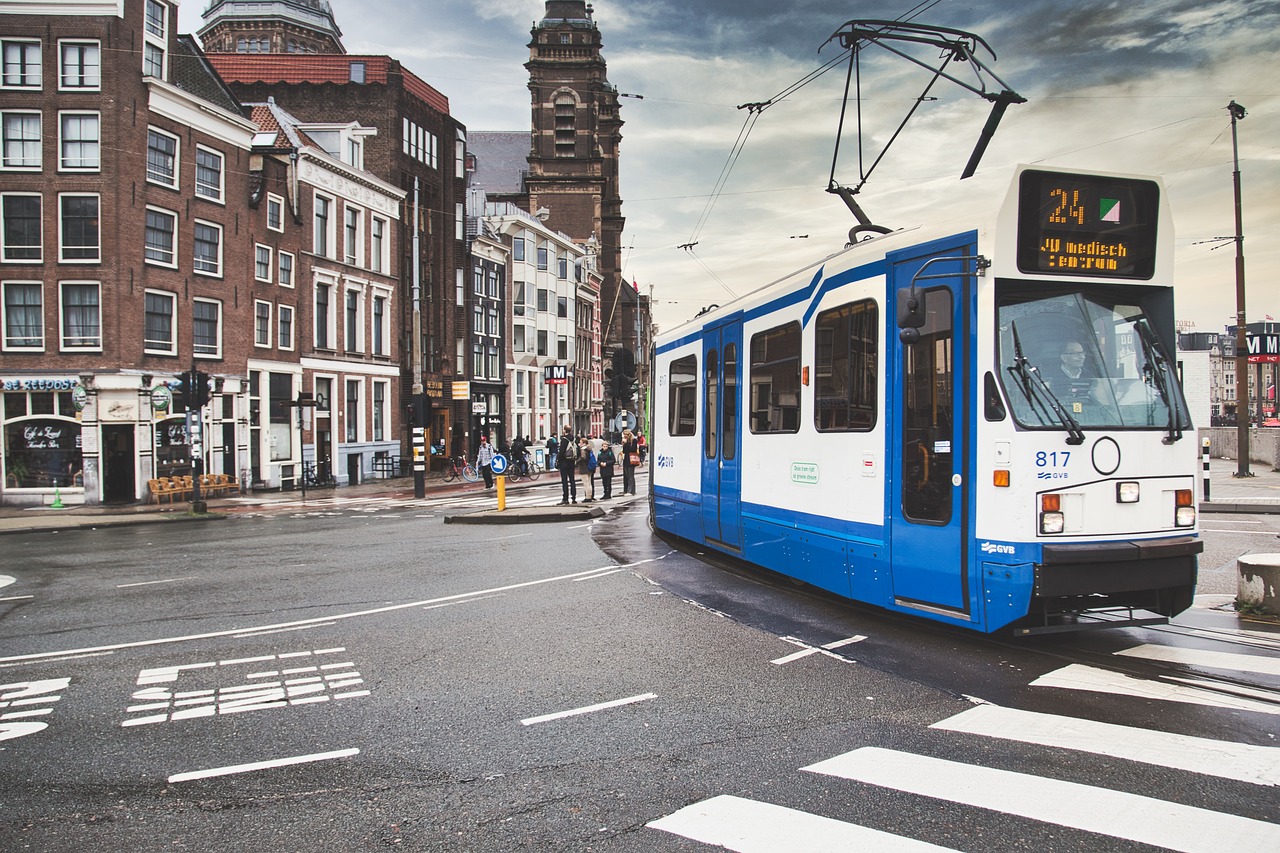 tram amsterdam route transport 5467842